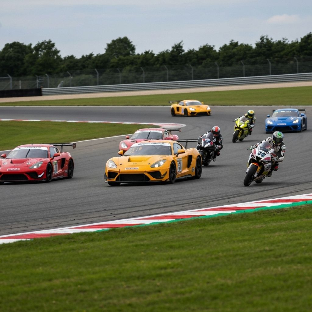 Sports cars and motorcycles